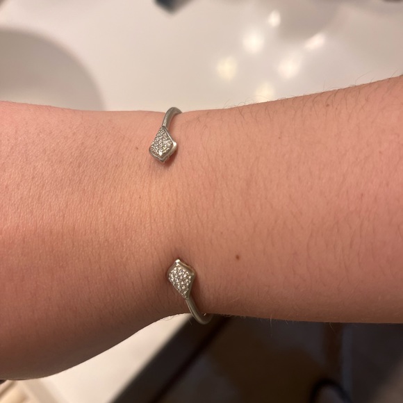 Kendra Scott Alexi Diamond Pinch Bracelet in 14k white gold - Picture 3 of 3